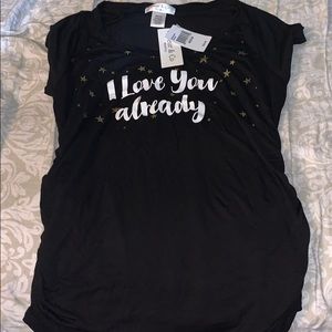 Brand new maternity T-shirt. Size medium